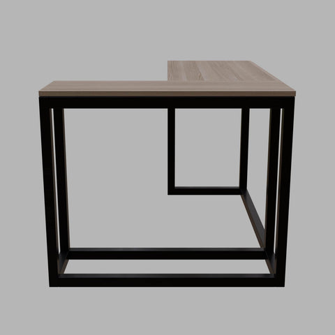 Teresa L Shaped Study Table in Wenge Color by Riyan Luxiwood