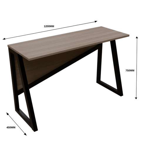 Tulip Study Table in Wenge Color by Riyan Luxiwood