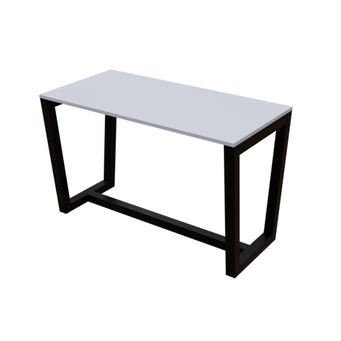 Valent Study Table in White Color by Riyan Luxiwood
