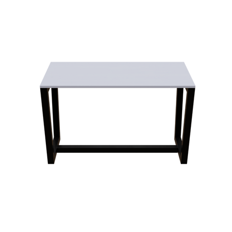 Valent Study Table in White Color by Riyan Luxiwood