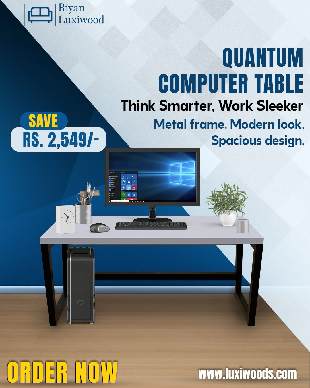 Quantum Computer Table - Think Smarter. Work Sleeker. – Riyan Luxiwood