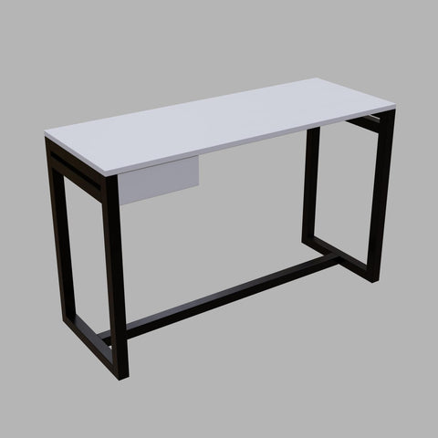 Edlin Study Table in White Color by Riyan Luxiwood