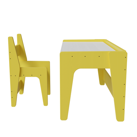 Berbery Kids Study Table with Chair by Riyan Luxiwood