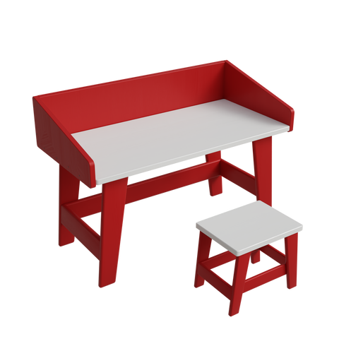 Fonex Kids Study Table with Chair by Riyan Luxiwood