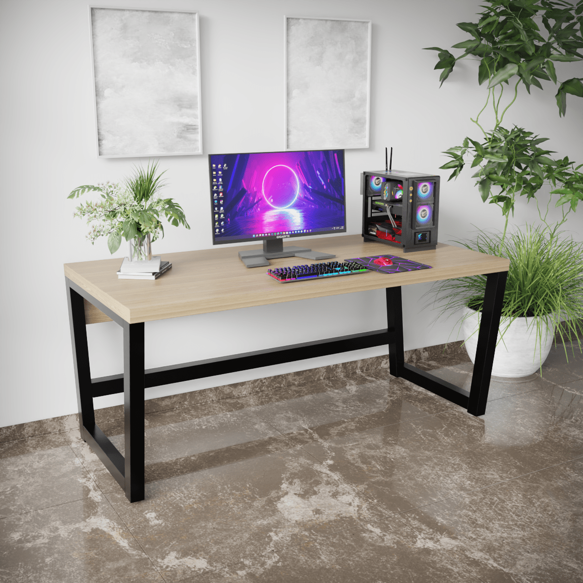 Quantum Computer Table by Riyan Luxiwood.