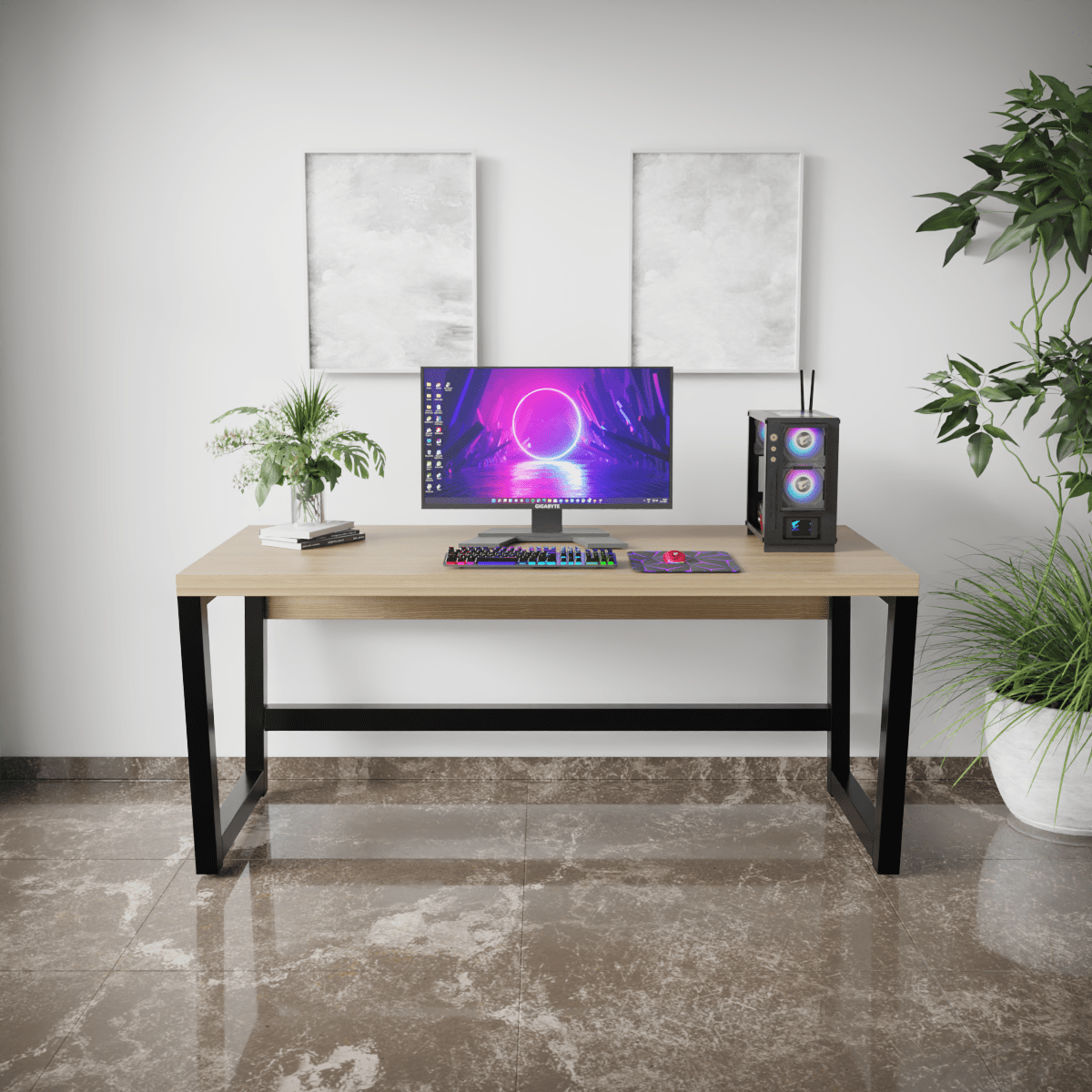 Quantum Computer Table by Riyan Luxiwood.