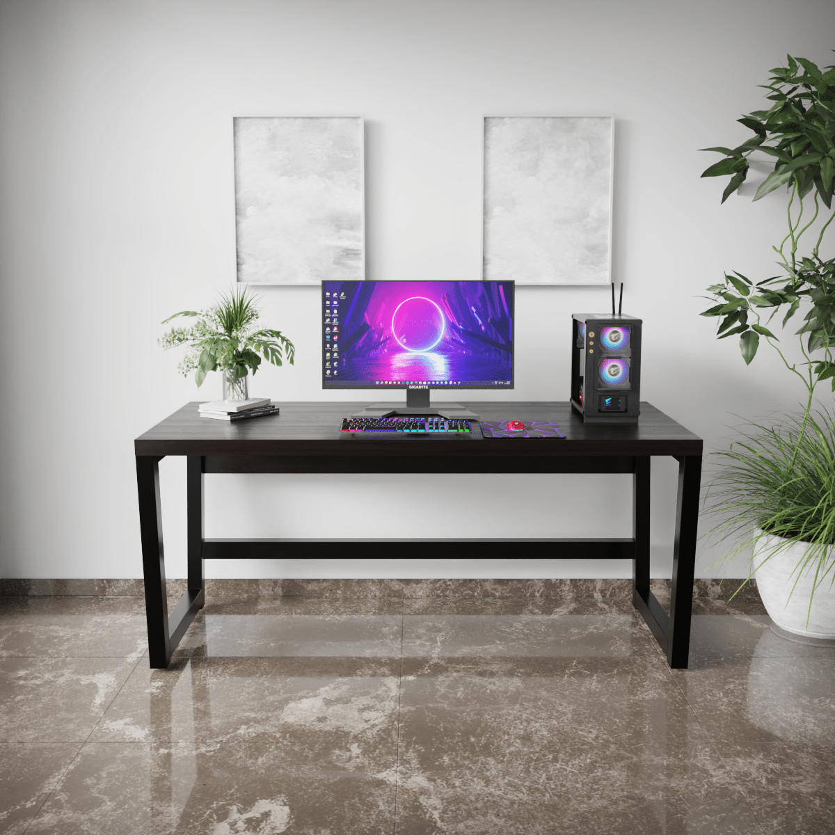 Quantum Computer Table by Riyan Luxiwood.