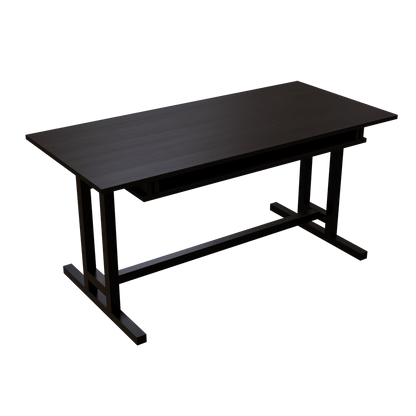 Zinnia Computer Table with Keyboard Tray by Riyan Luxiwood.