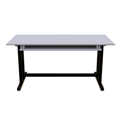 Zinnia Computer Table with Keyboard Tray by Riyan Luxiwood.