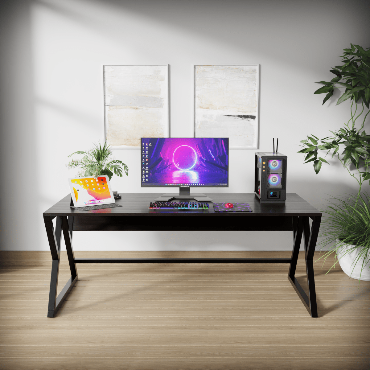Daffodil Study Table (Size: 150CMx60CMx75CM)