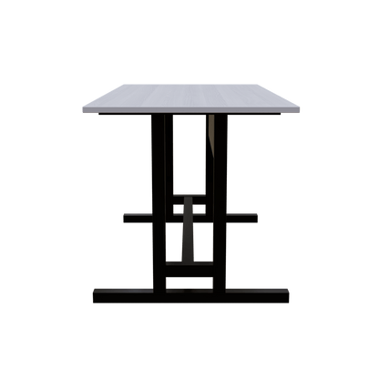 Clover Computer Table by Riyan Luxiwood.