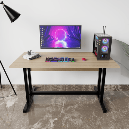 Clover Computer Table by Riyan Luxiwood.