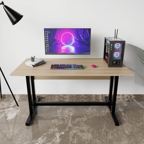 Clover Study Table by Riyan Luxiwood.