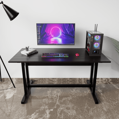 Clover Computer Table by Riyan Luxiwood.