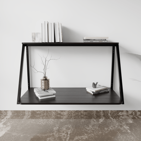 Lucida Wall Mounted Desk by Riyan Luxiwood.