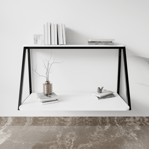 Lucida Wall Mounted Desk by Riyan Luxiwood.