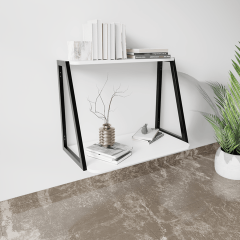 Lucida Wall Mounted Desk by Riyan Luxiwood.