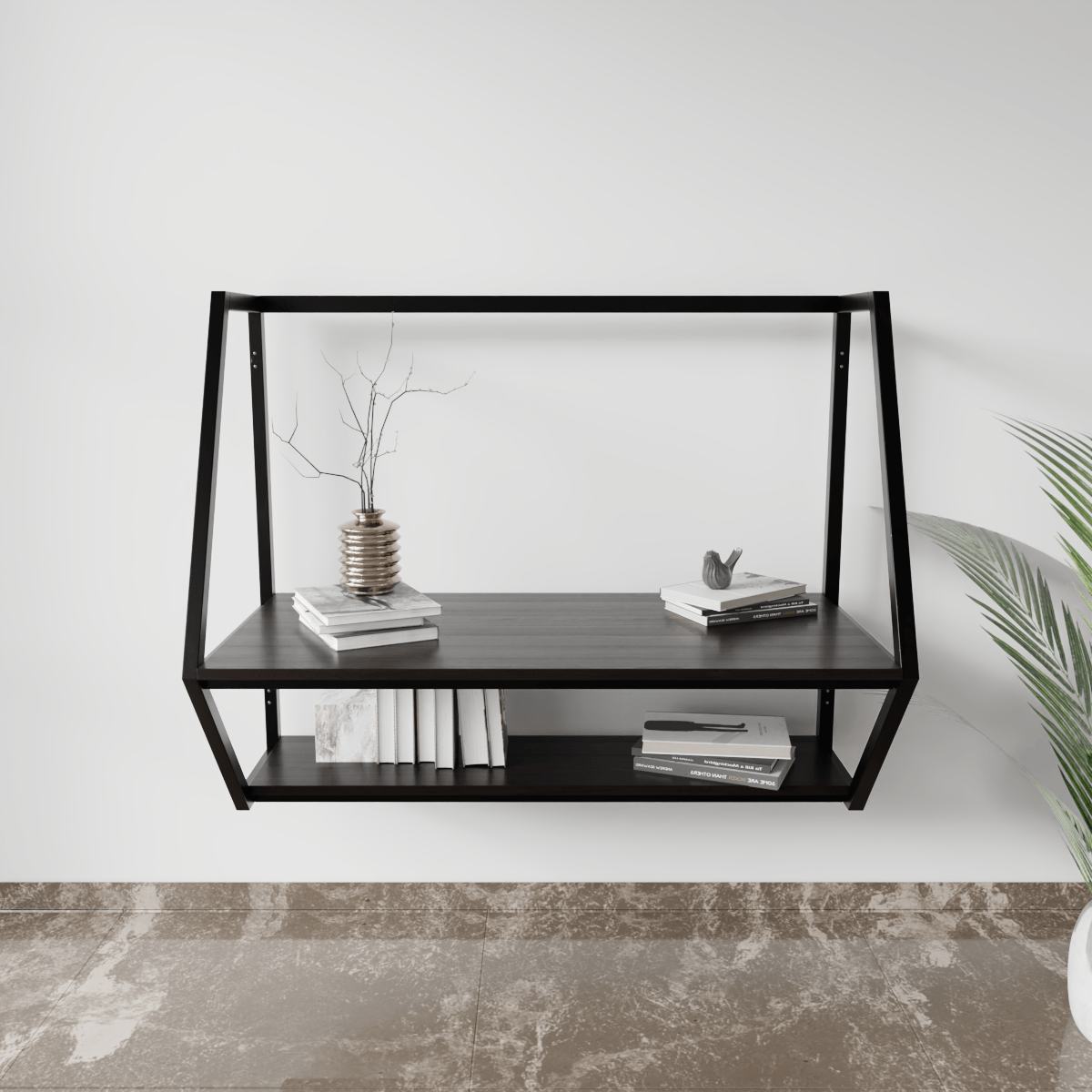 Berlin Wall Mounted Desk by Riyan Luxiwood.