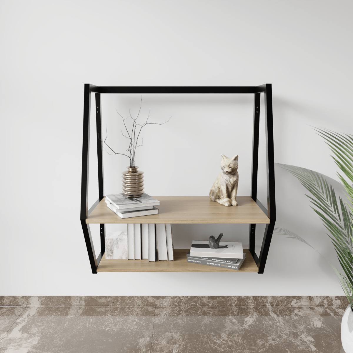 Berlin Wall Mounted Desk by Riyan Luxiwood.