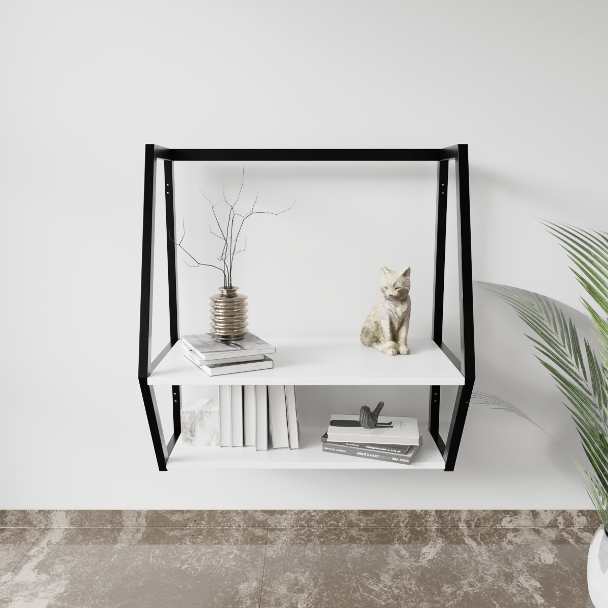 Berlin Wall Mounted Desk by Riyan Luxiwood.