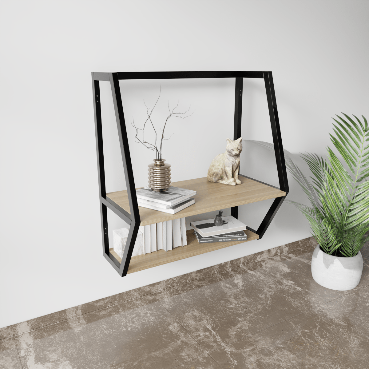 Berlin Wall Mounted Desk by Riyan Luxiwood.