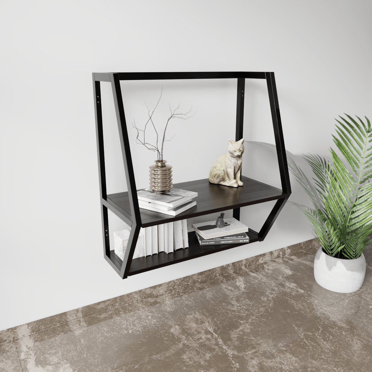 Berlin Wall Mounted Desk by Riyan Luxiwood.