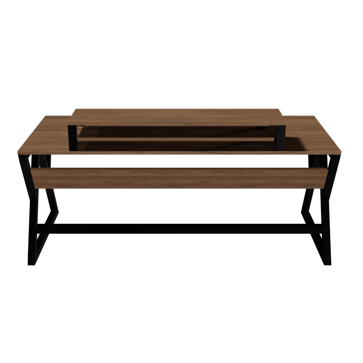Daffodil Study Table With Monitor Raiser By Riyan Luxiwood.