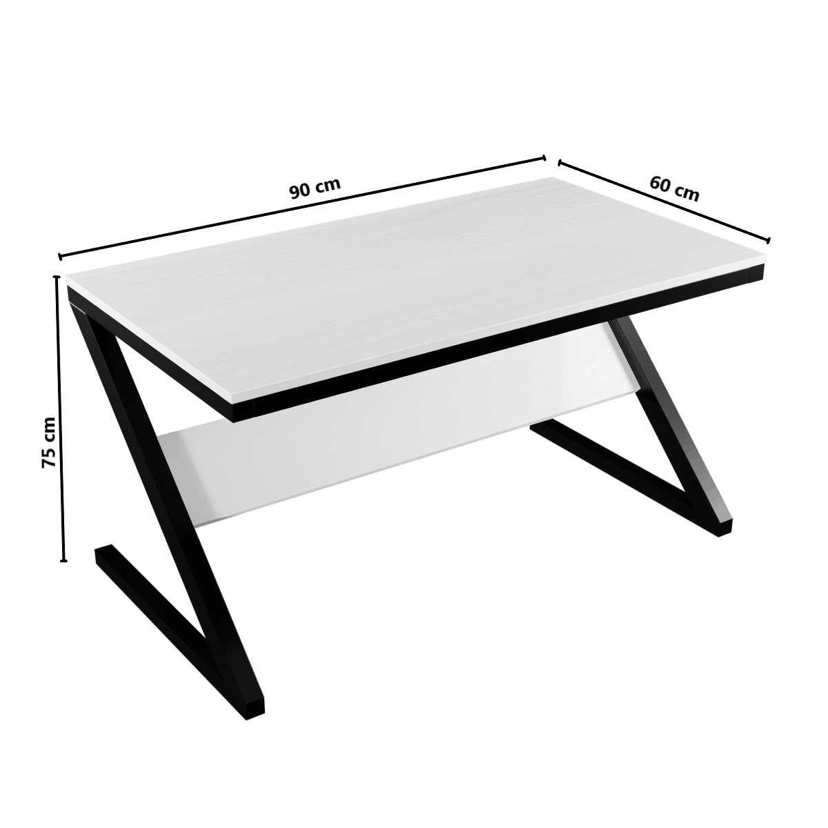 Z Type Computer Table by Riyan Luxiwood