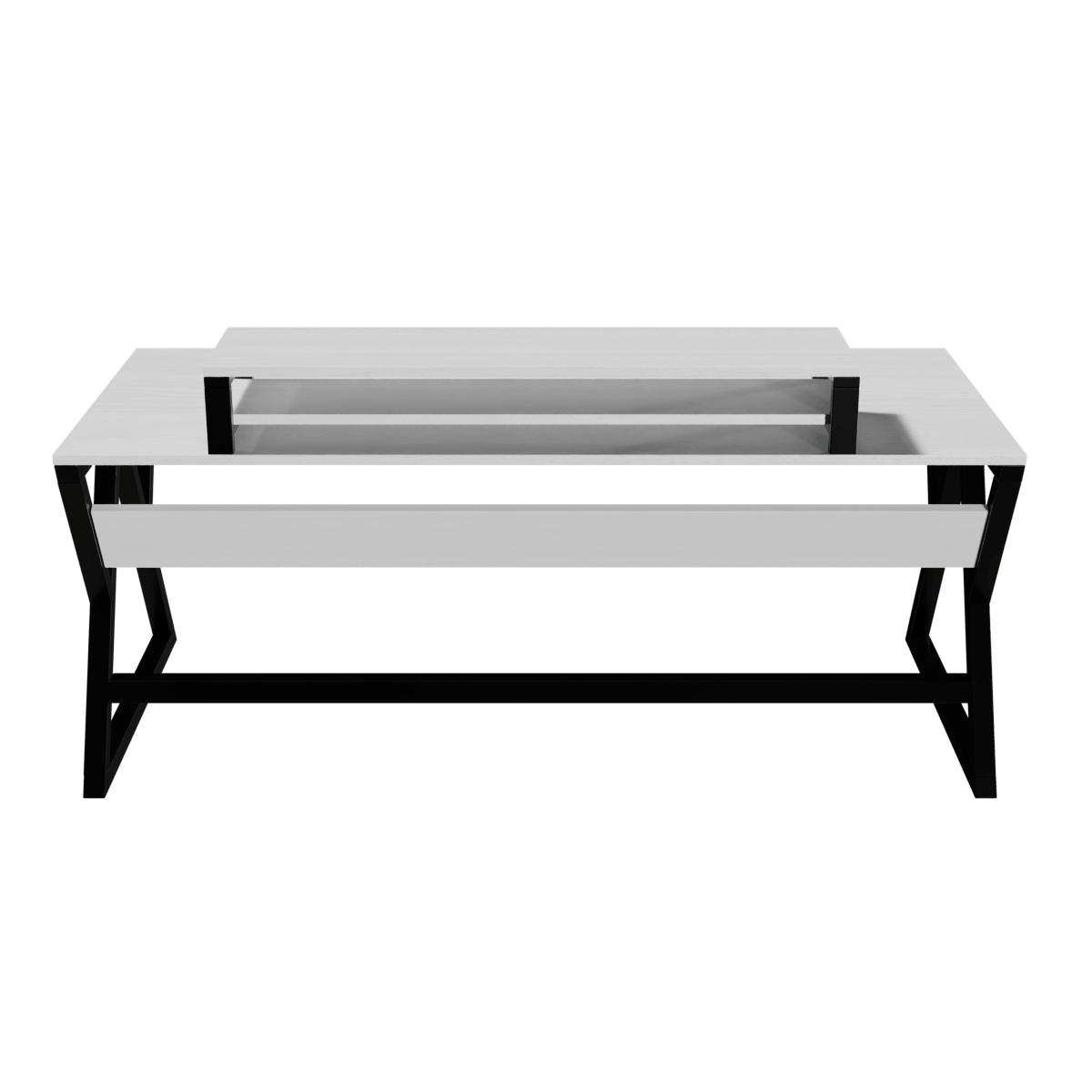 Daffodil Study Table With Monitor Raiser By Riyan Luxiwood.