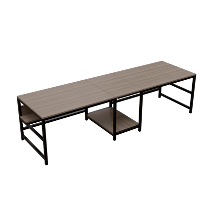 Dublin Computer Table With Open Storage By Riyan Luxiwood.