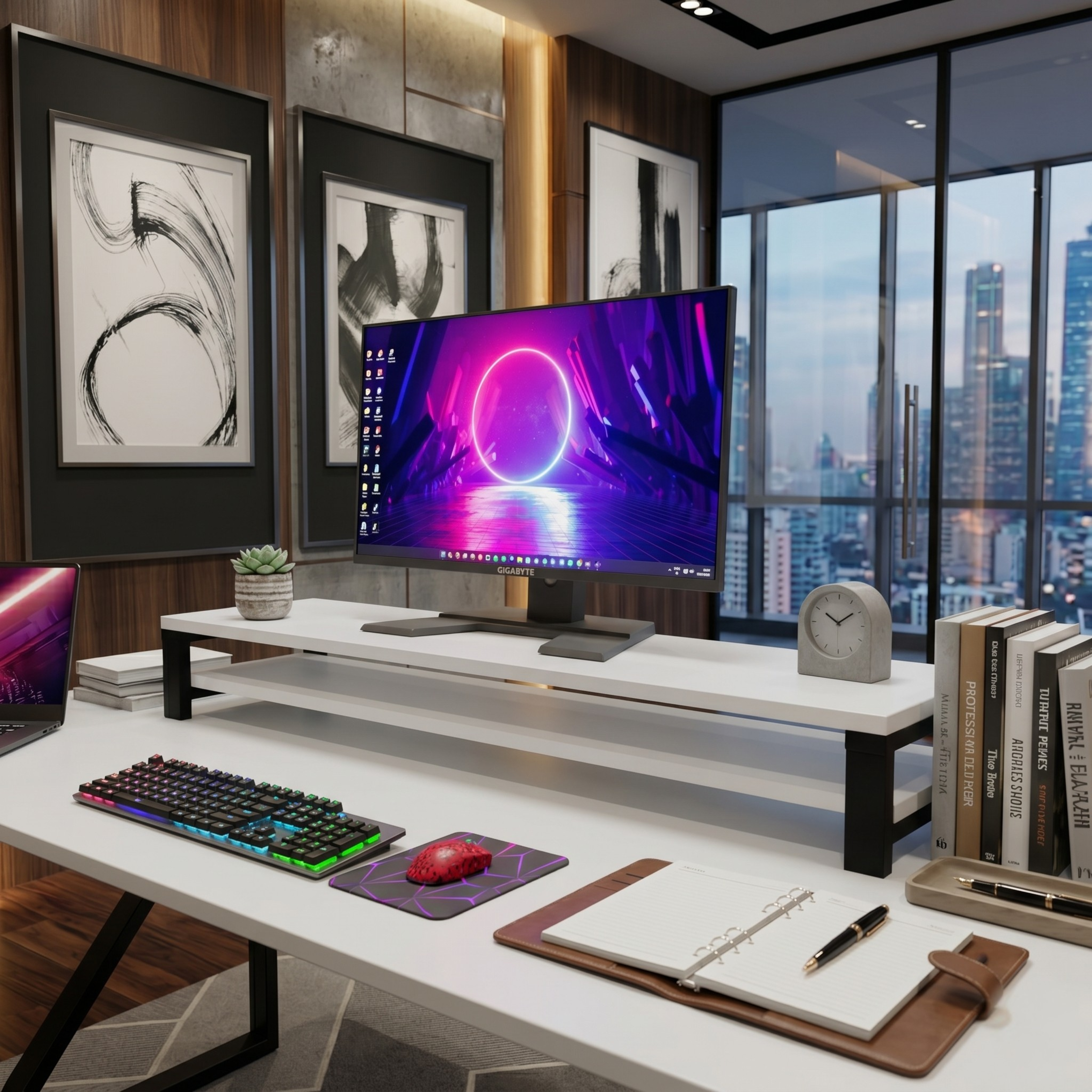 Monitor Raiser By Riyan Luxiwood.