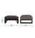 Muuto Single Seater in Geneva Color with Metal & Fabric touch  by Riyan Luxiwood
