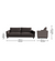 Dadson 3 Seater Sofa in Geneva Color by Riyan Luxiwood