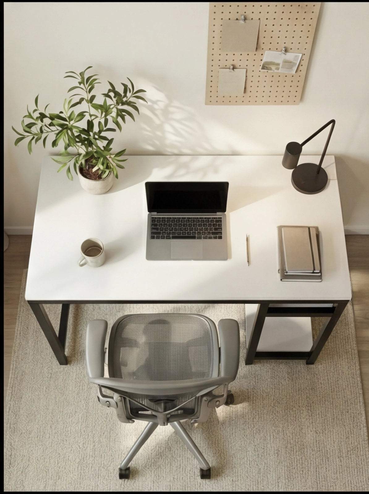 Carter Computer Table With Open Storage By Riyan Luxiwood.