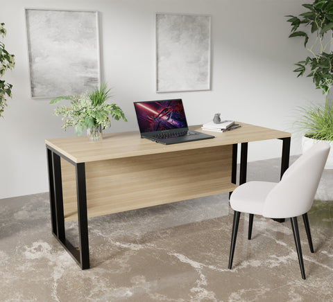 Cosmo Computer Table With Open Storage (Size: 150CMx60CMx75CM)