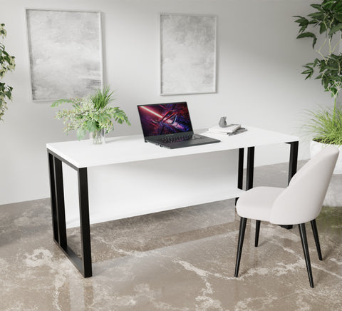 Cosmo Computer Table With Open Storage (Size: 150CMx60CMx75CM)