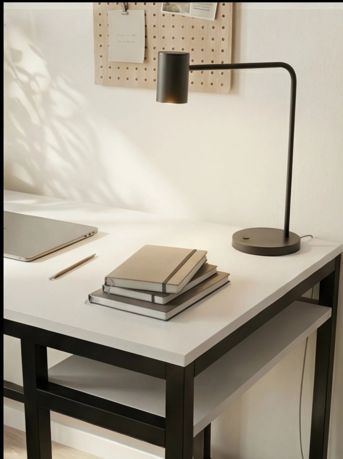 Carter Computer Table With Open Storage By Riyan Luxiwood.