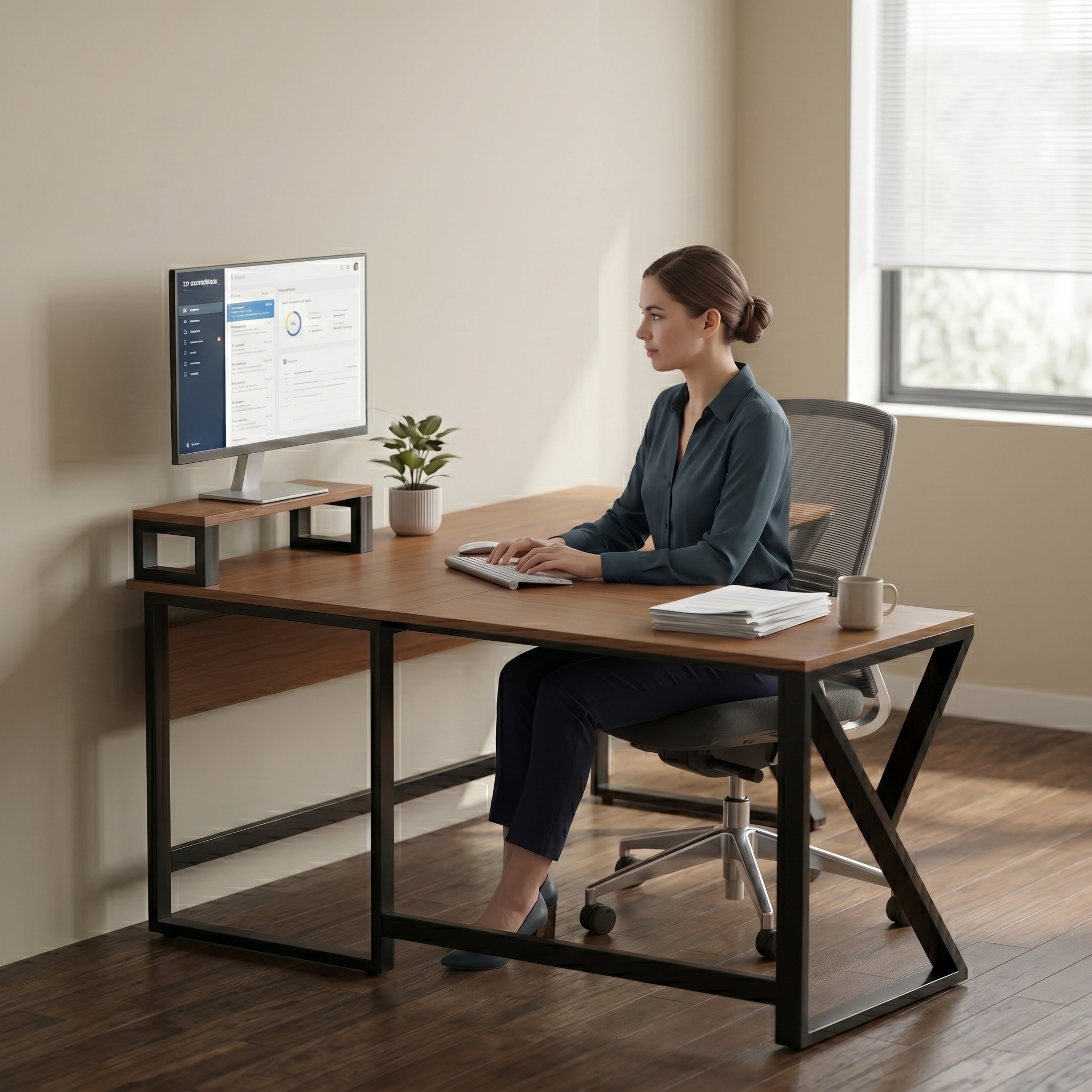 Fabio Study Table By Riyan Luxiwood