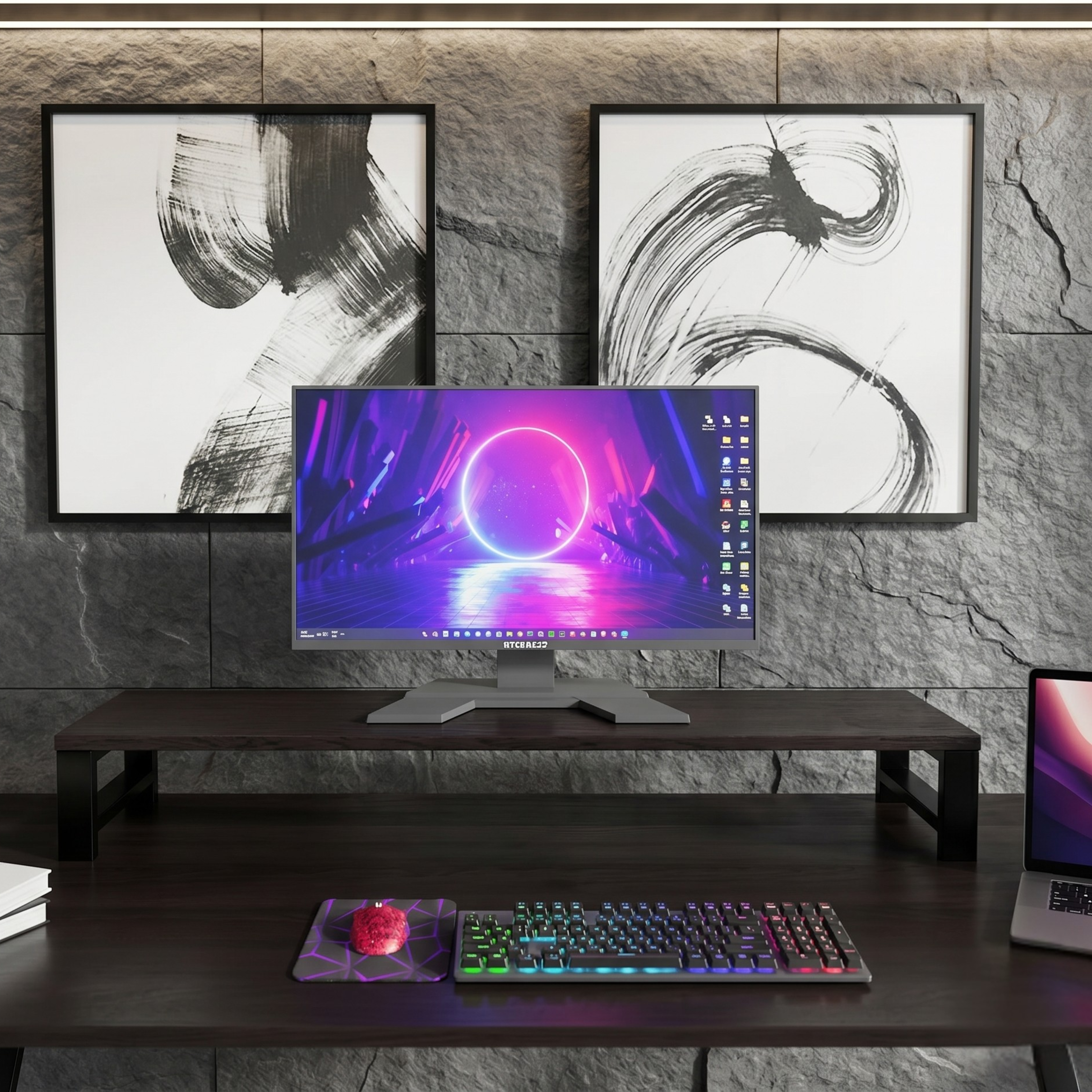 Monitor Raiser By Riyan Luxiwood.