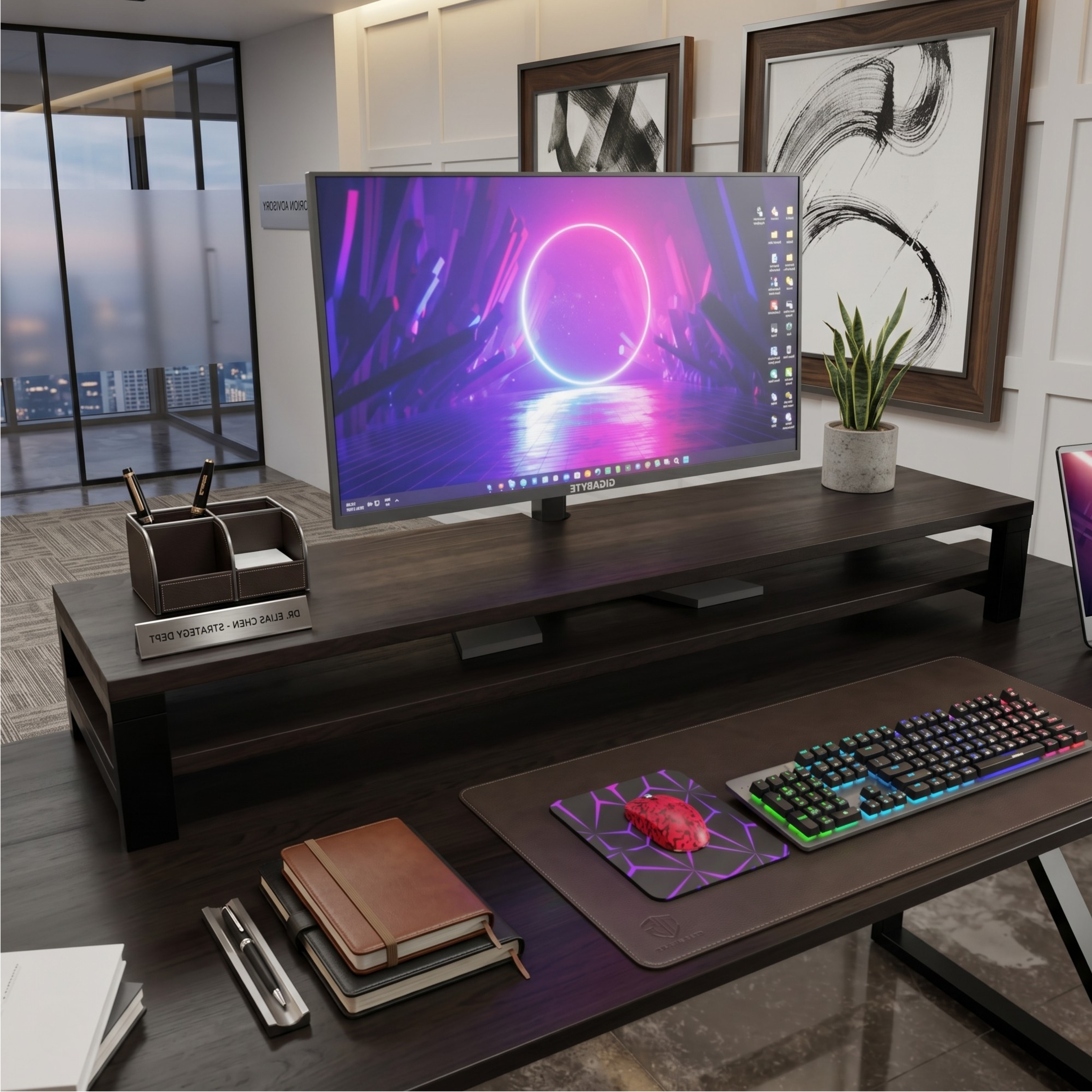 Monitor Raiser By Riyan Luxiwood.
