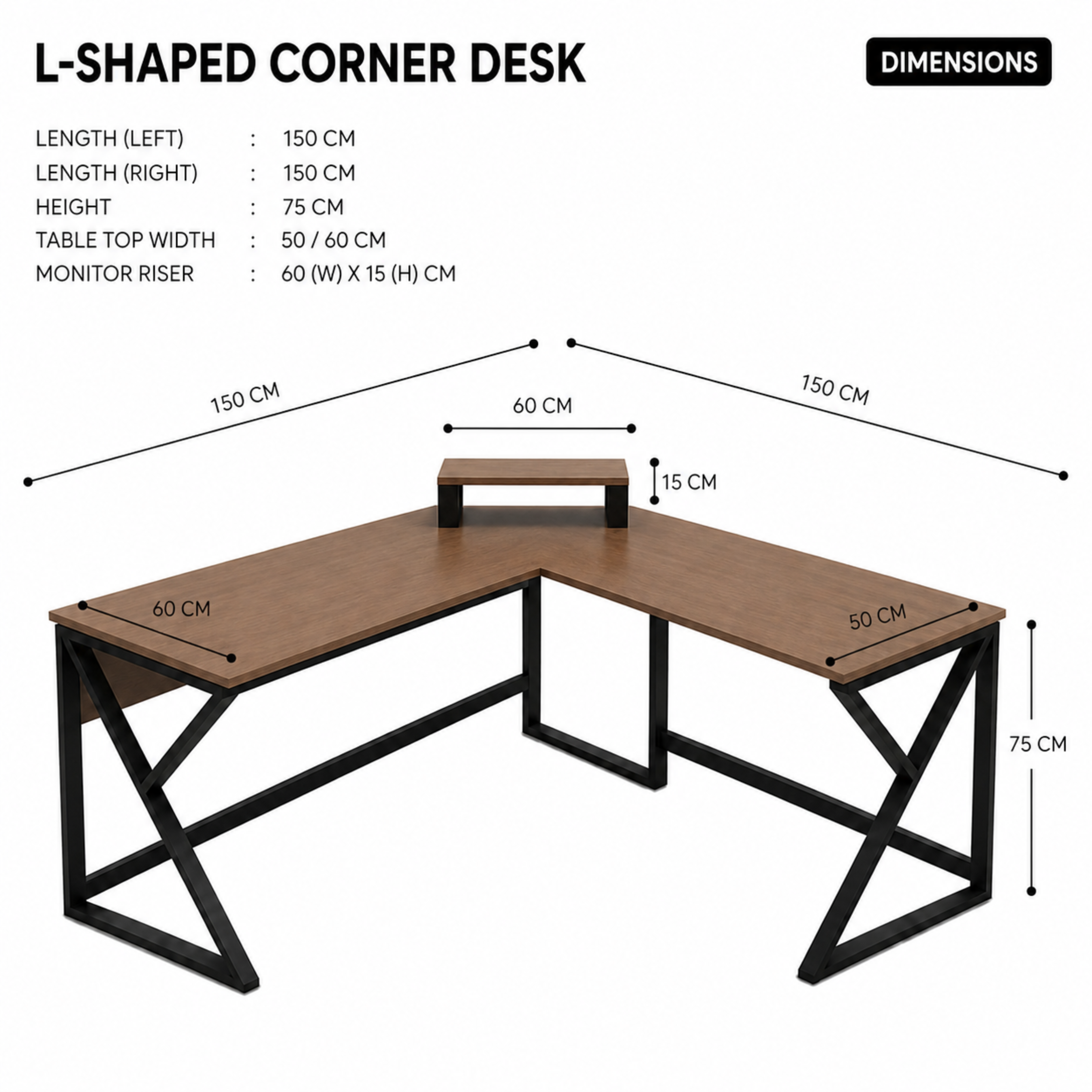 Fabio Study Table By Riyan Luxiwood