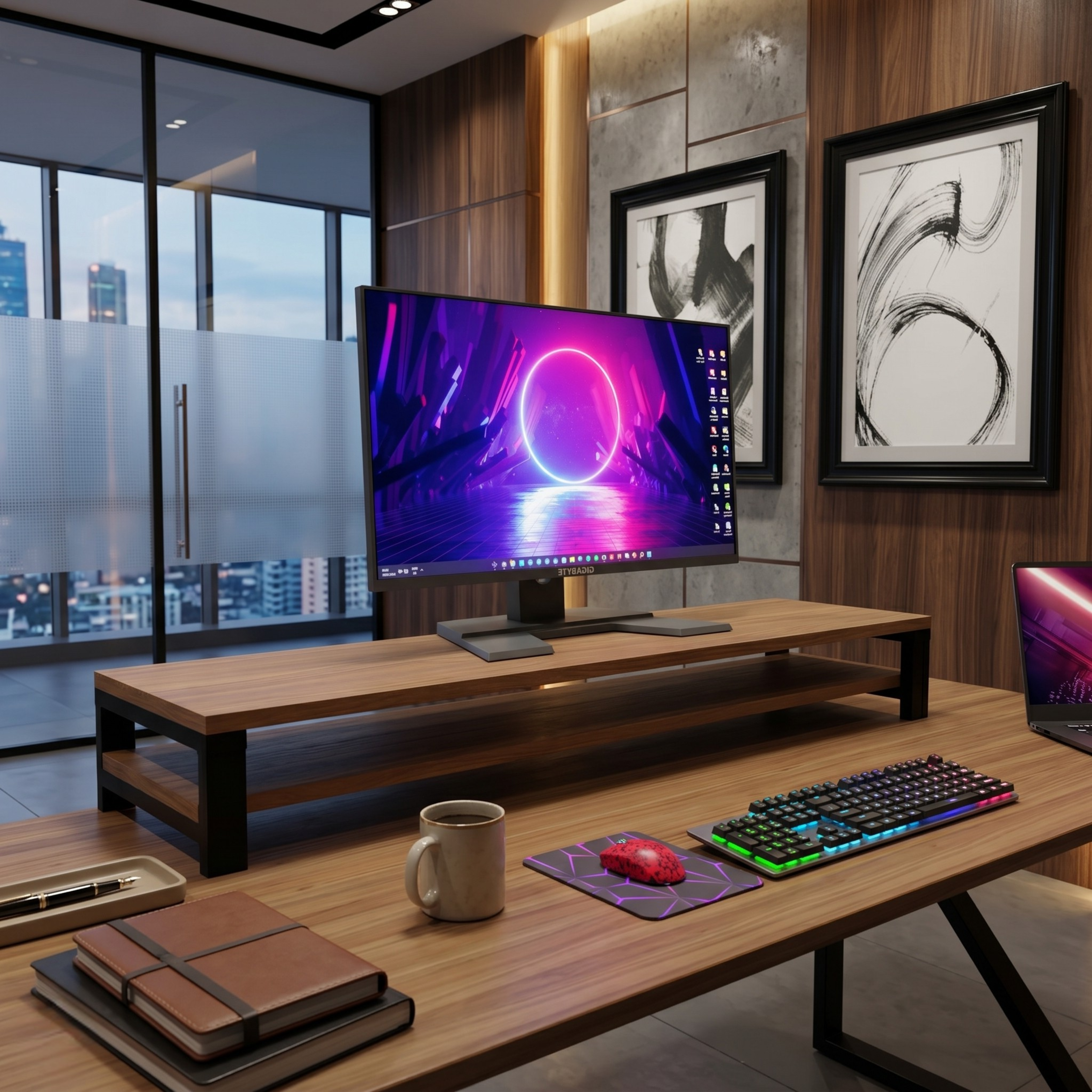 Monitor Raiser By Riyan Luxiwood.