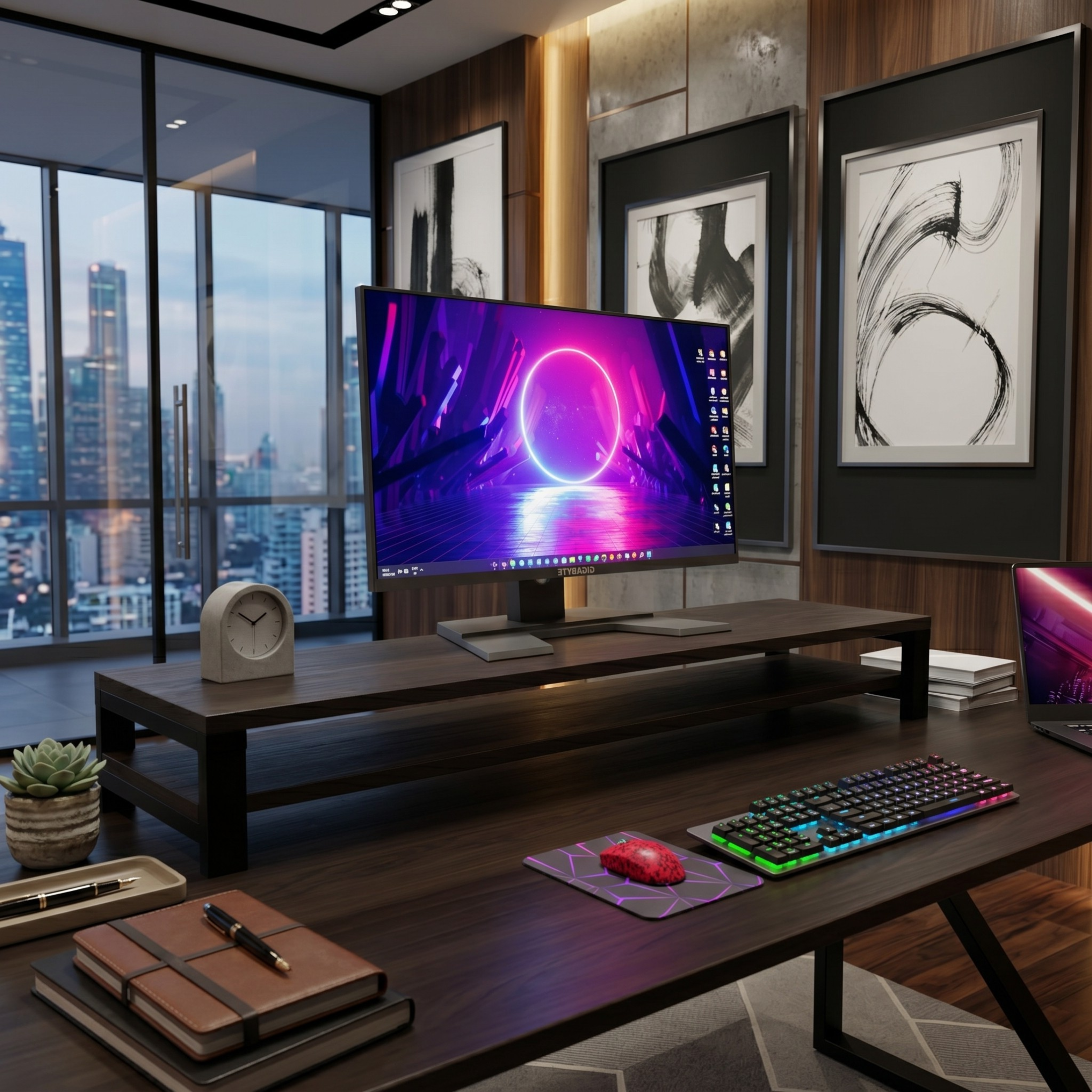 Monitor Raiser By Riyan Luxiwood.