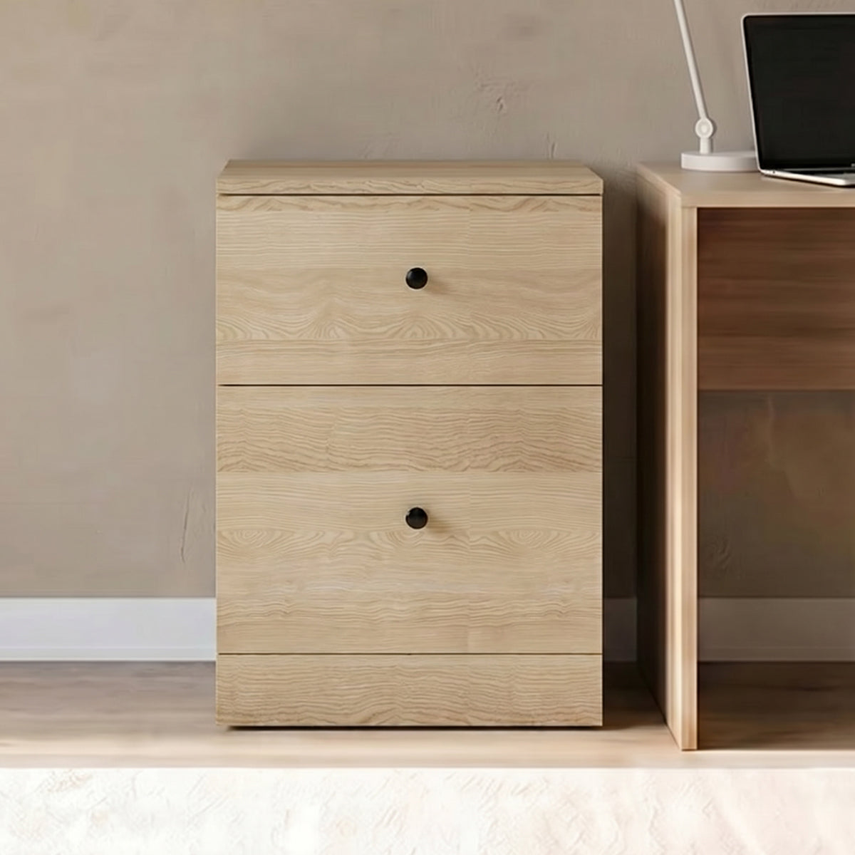 Chest of 2 Drawers by Riyan Luxiwood.