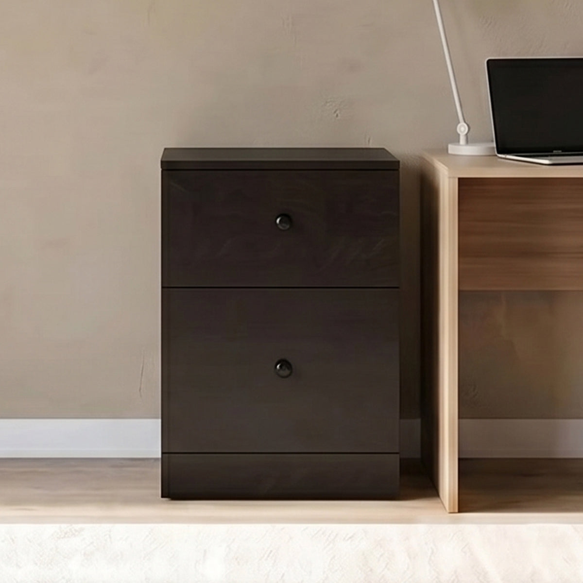 Chest of 2 Drawers by Riyan Luxiwood.