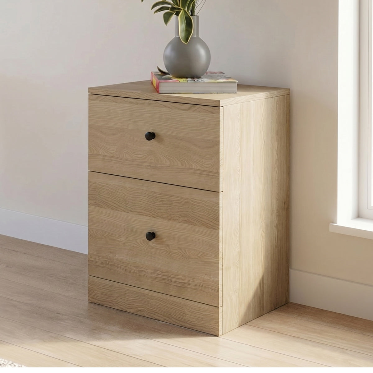 Chest of 2 Drawers by Riyan Luxiwood.