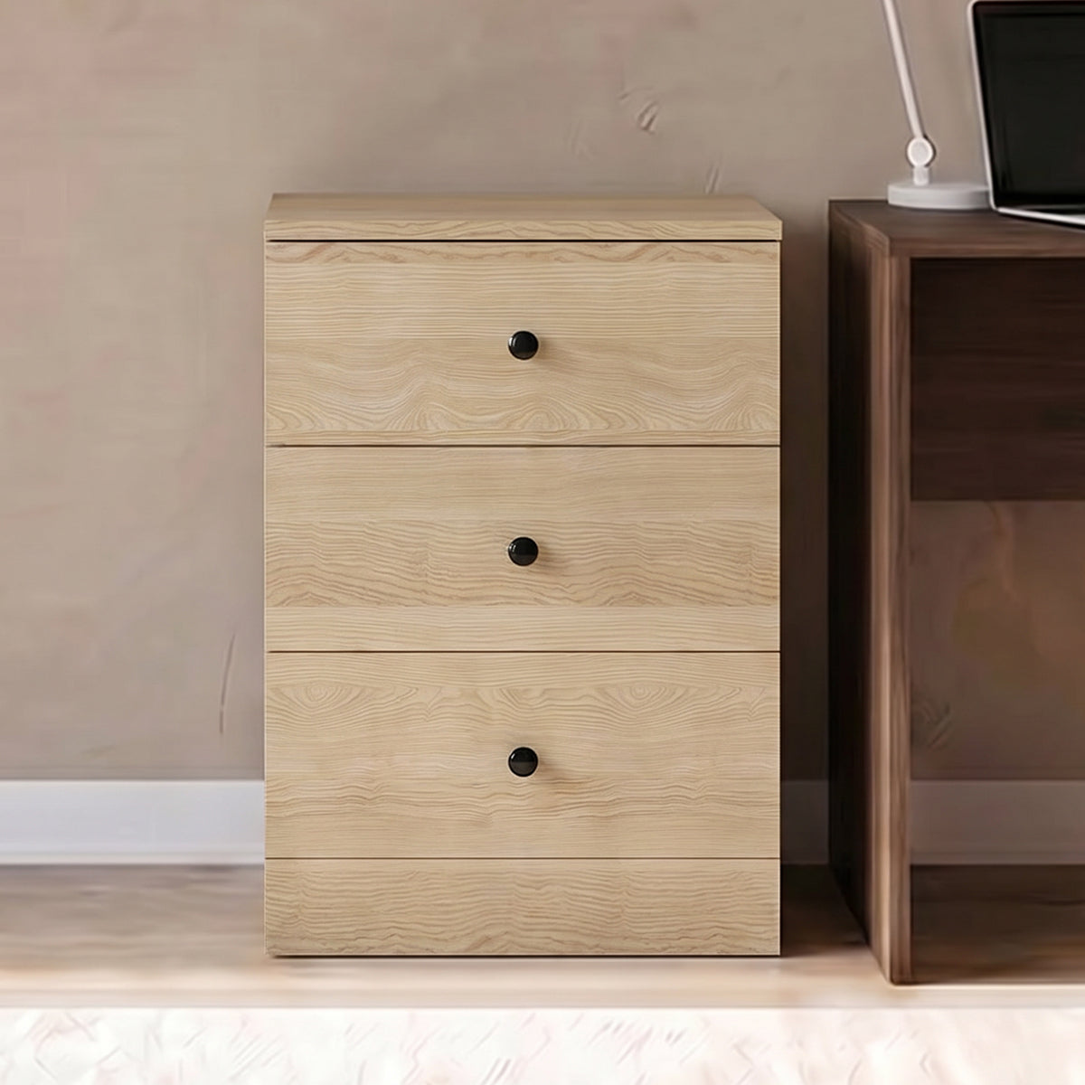 Chest of 3 Drawers by Riyan Luxiwood.