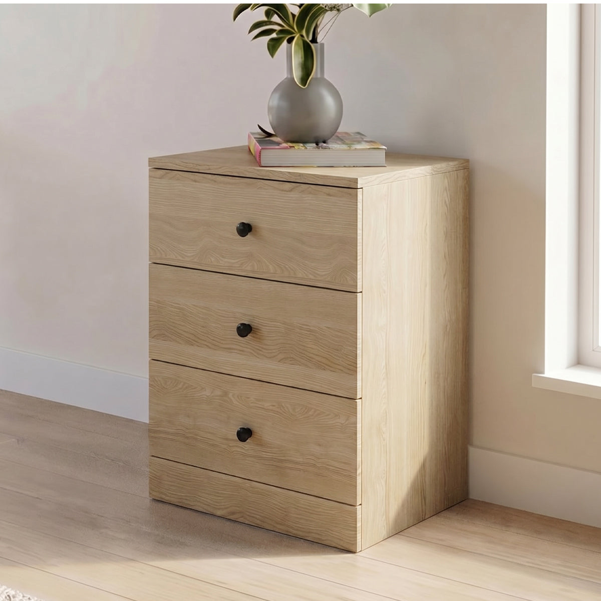 Chest of 3 Drawers by Riyan Luxiwood.
