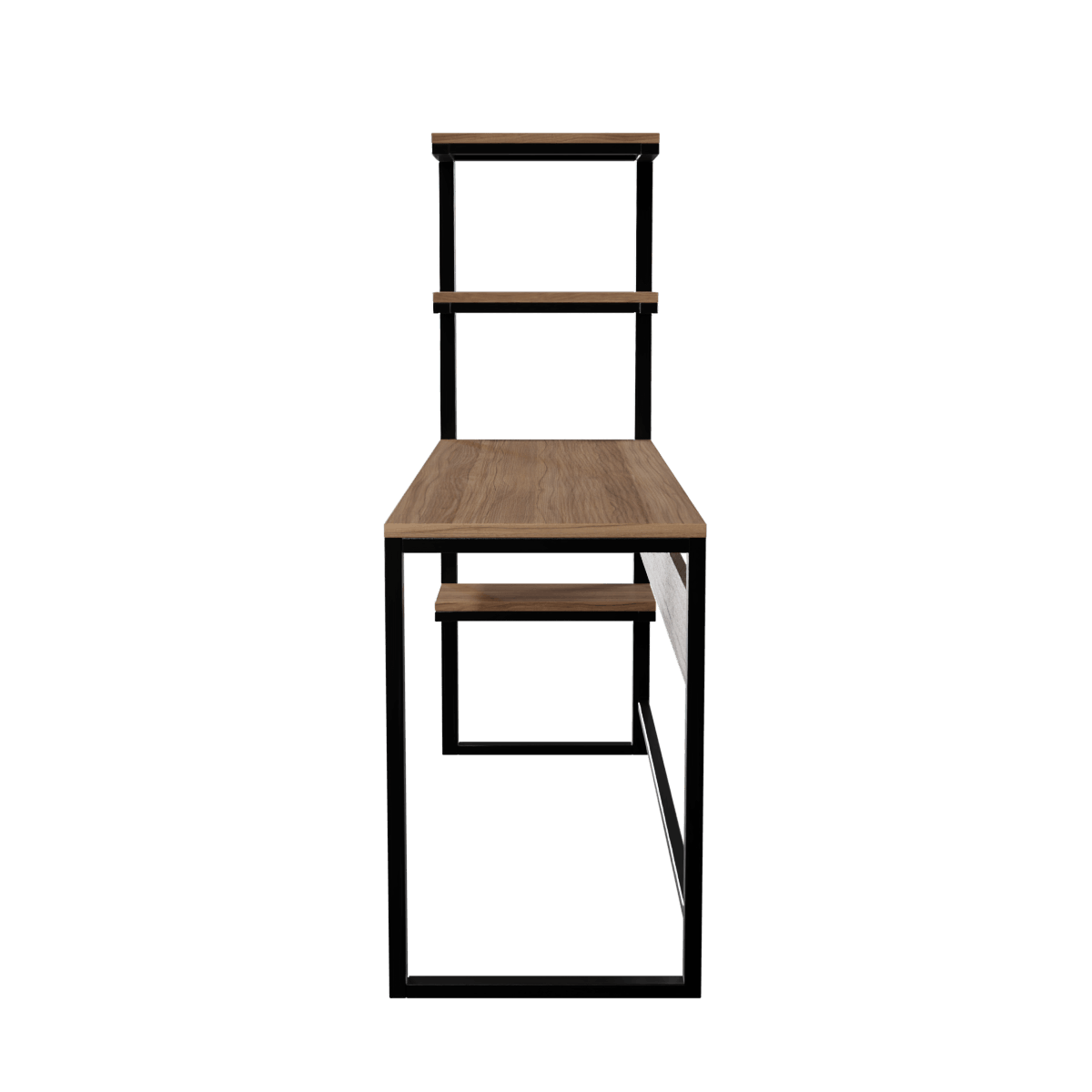 Valor Study Table with Shelves by Riyan Luxiwood