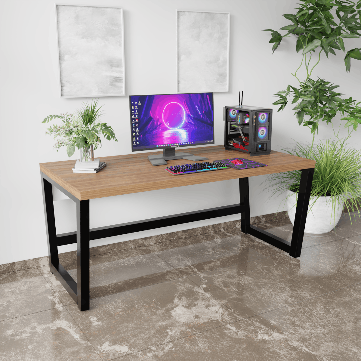 Quantum Computer Table by Riyan Luxiwood.